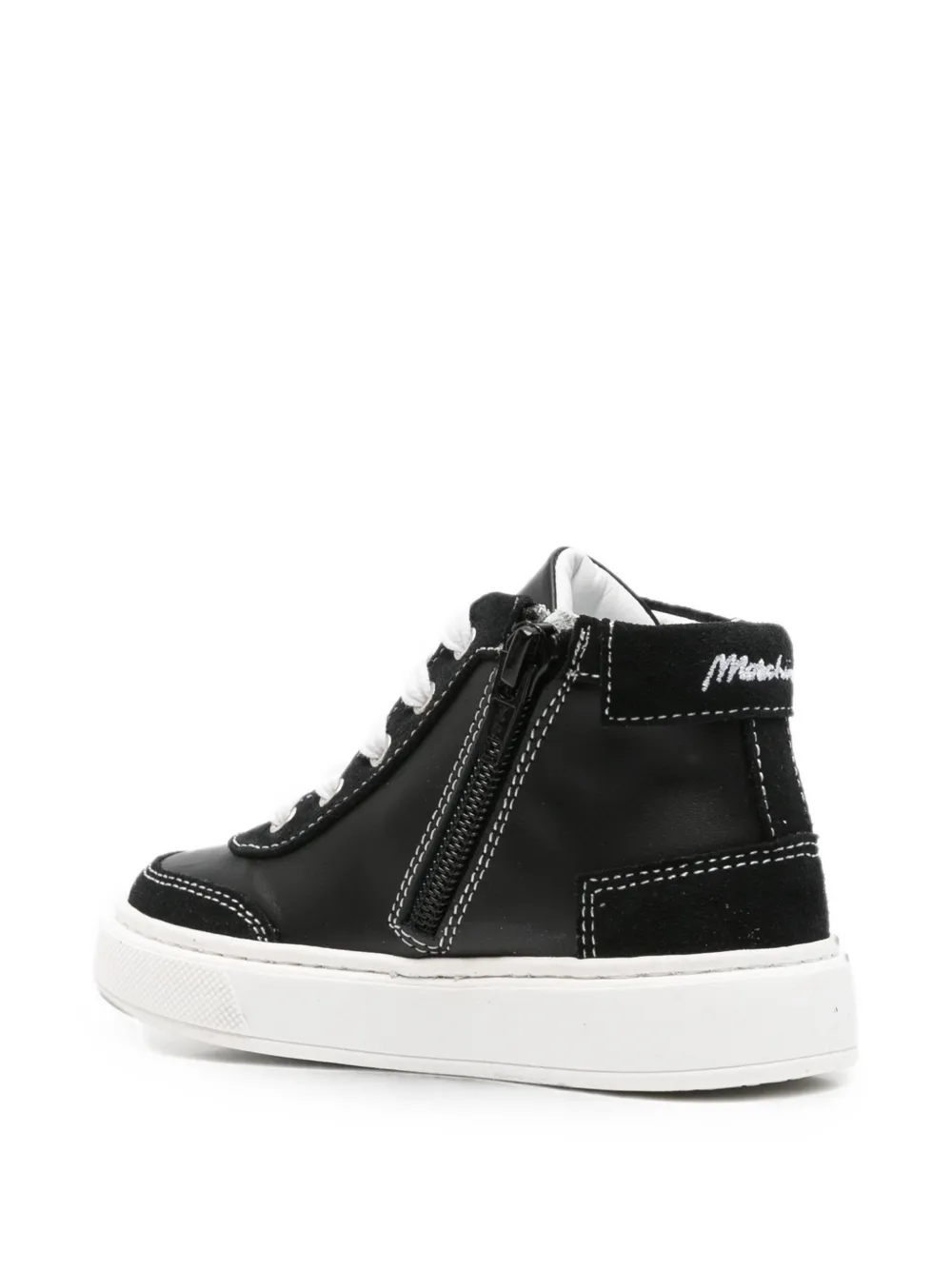 Moschino Kids Sneakers met teddybeer patch Zwart