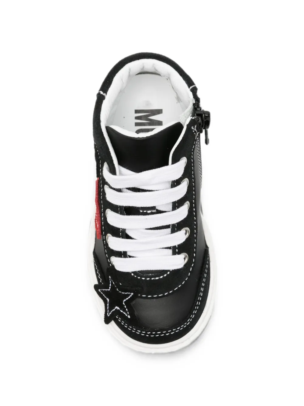 Moschino Kids Sneakers met teddybeer patch Zwart