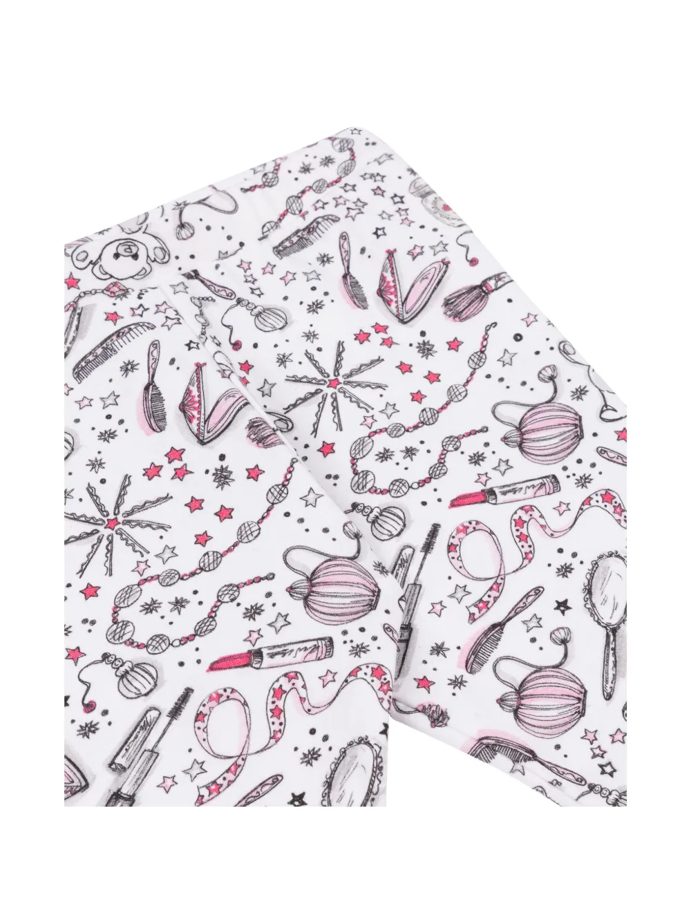 Moschino Kids Legging met print Wit