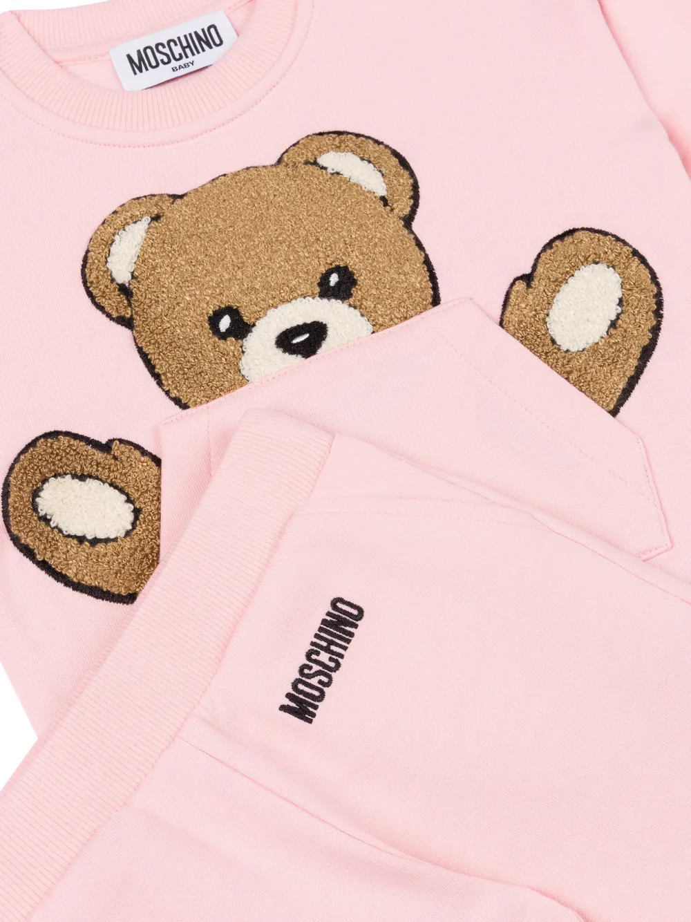 Moschino Kids Teddy Bear tracksuit Roze