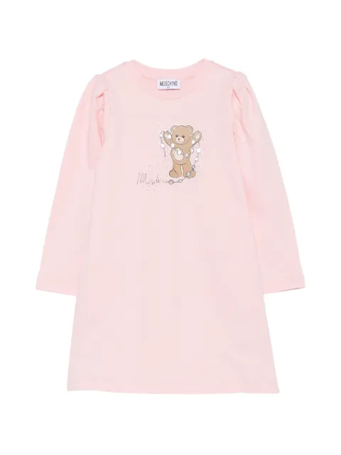 Moschino Kids crew-neck dress
