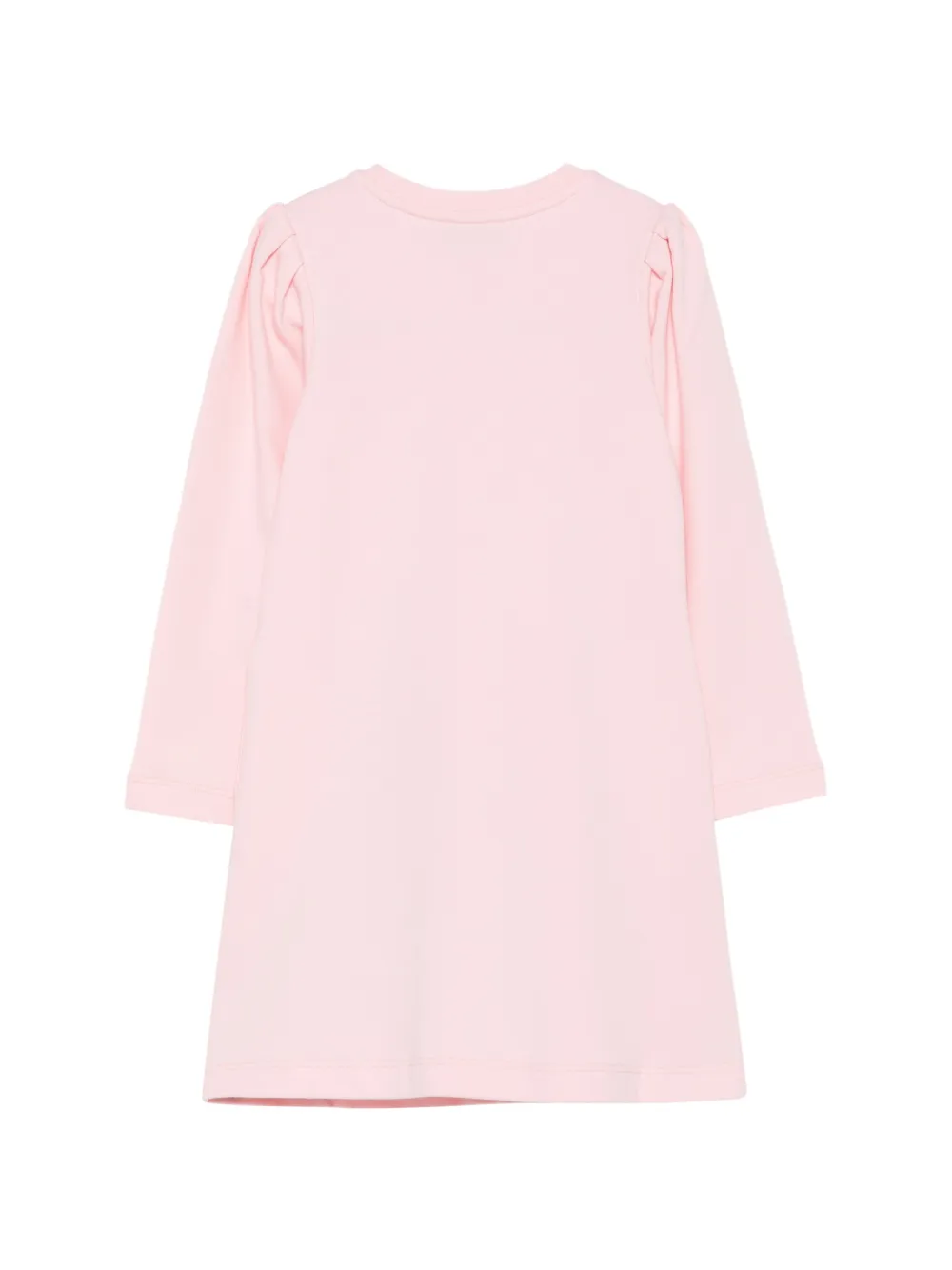 Moschino Kids Jurk met ronde hals Roze