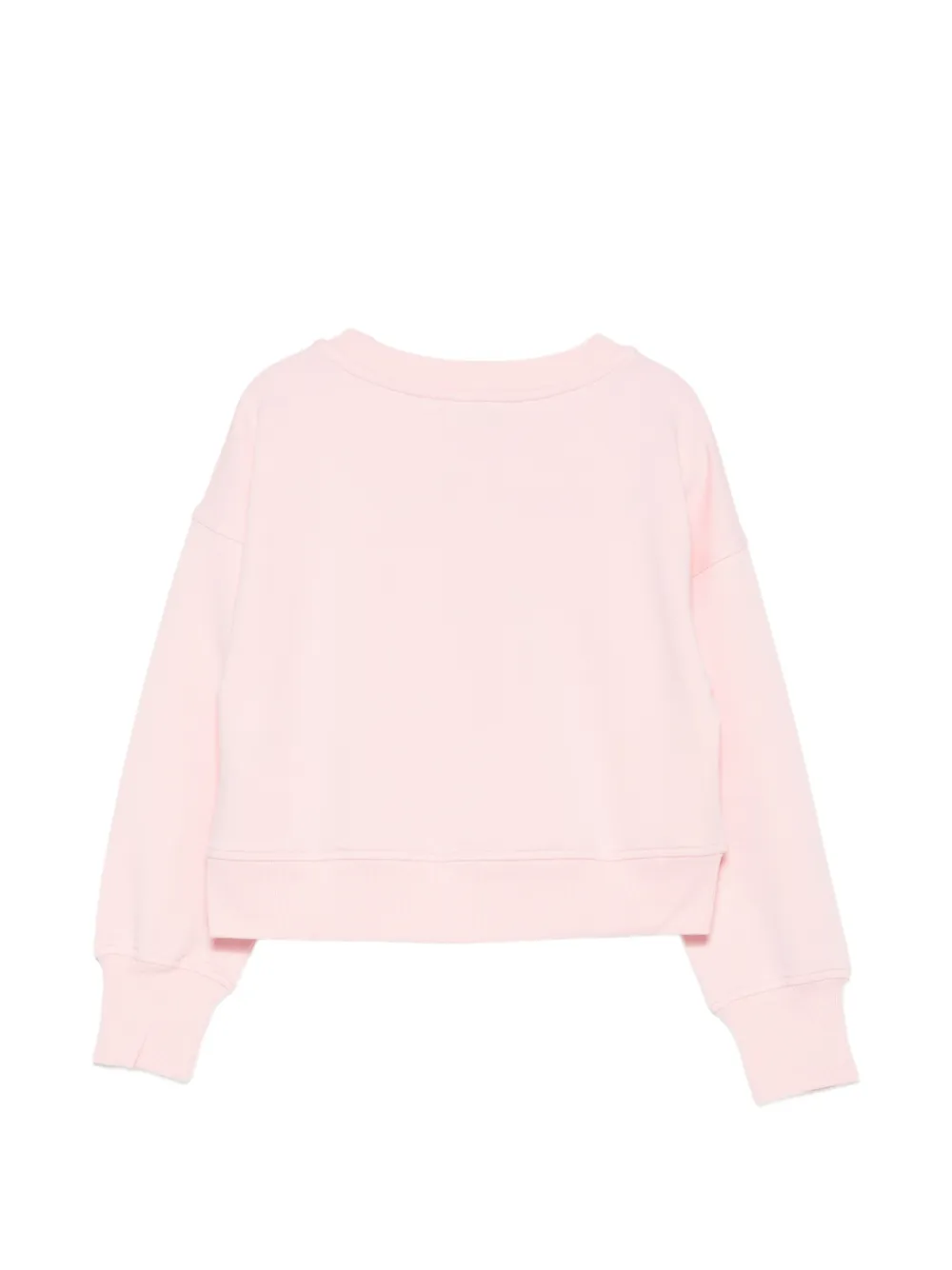 Moschino Kids Sweater verfraaid met kristallen Roze