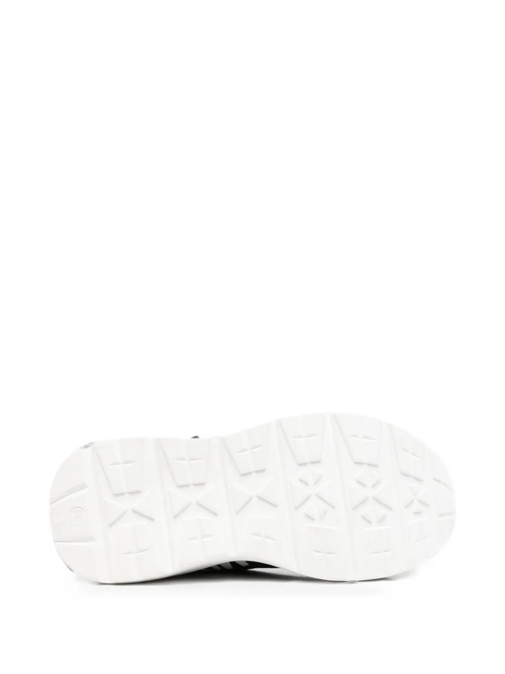 Moschino Kids Slip-on sneakers met logoprint Zwart