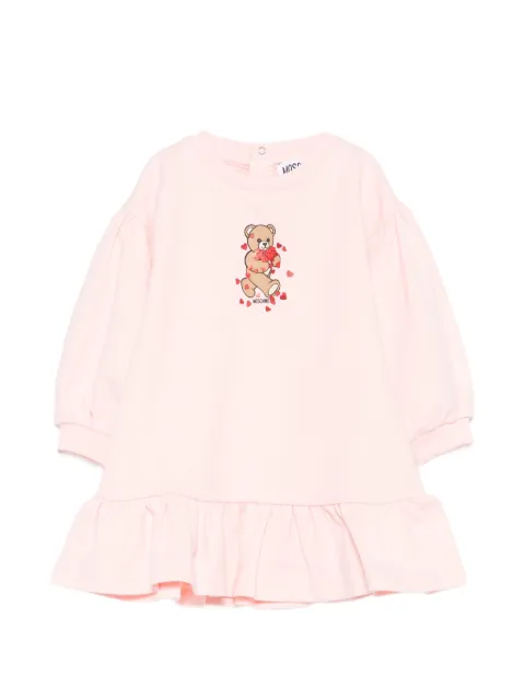 Moschino Kids ruffled-hem dress