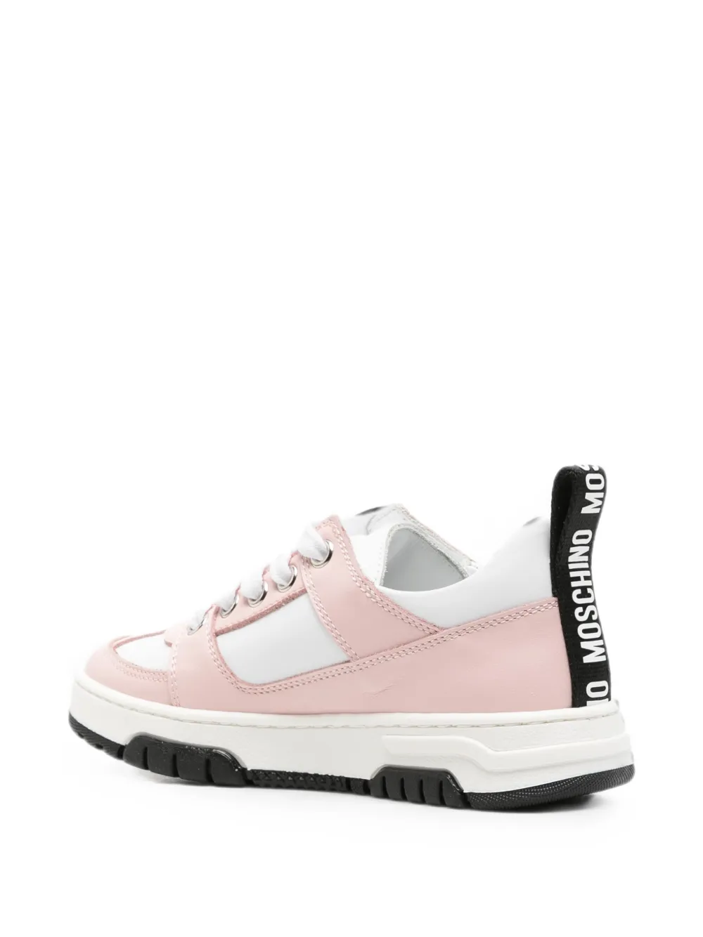 Moschino Kids Sneakers met teddybeerpatch Roze
