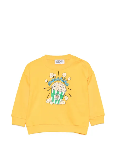Moschino Kids popcorn-print sweatshirt