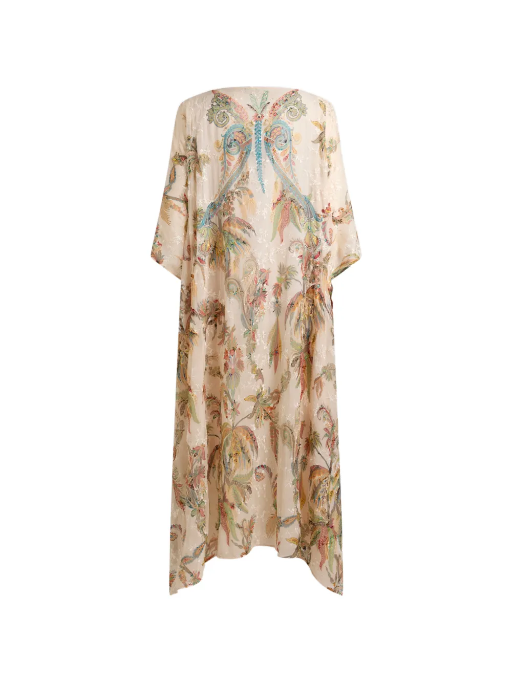 ETRO Crepon tuniek met borduurwerk en paisley-patroon Beige