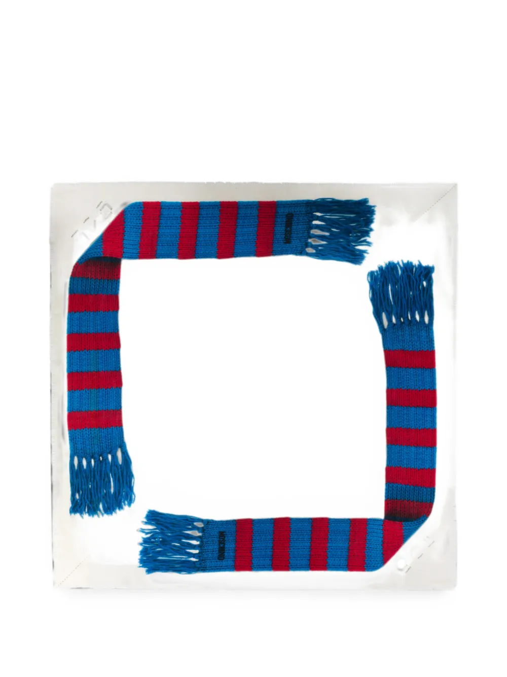 Moschino graphic scarf - Weiß
