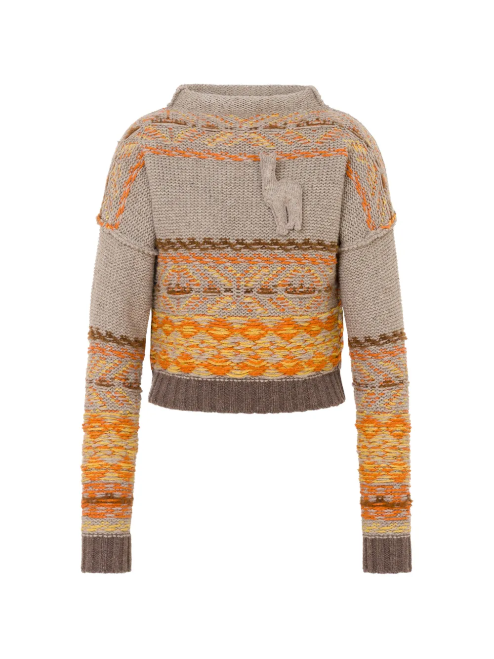 Moschino Fair Isle intarsia sweater