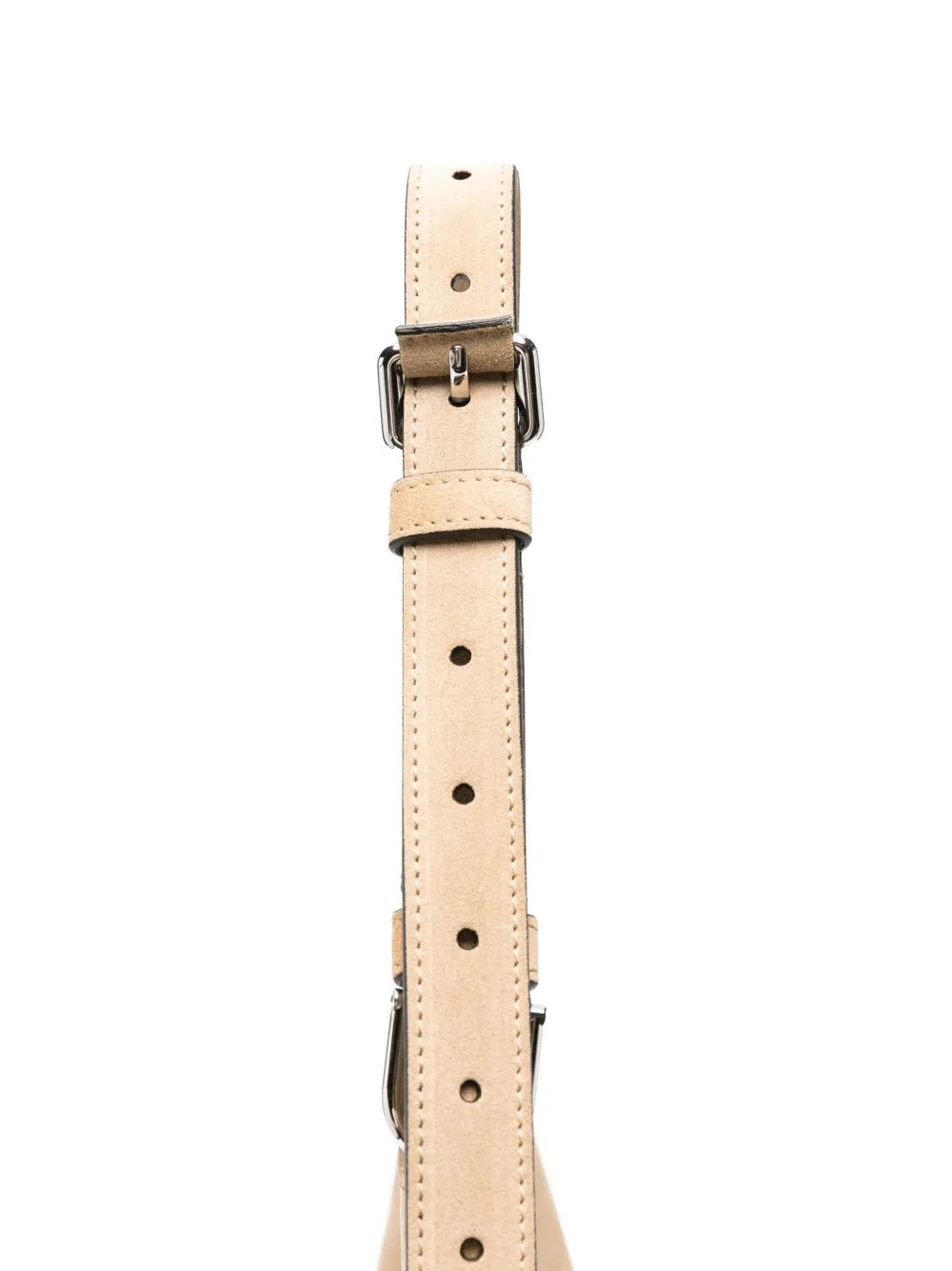 Moschino suede geometric shoulder bag Beige