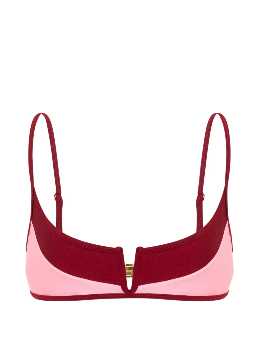 Moschino logo-print bikini - Rosso