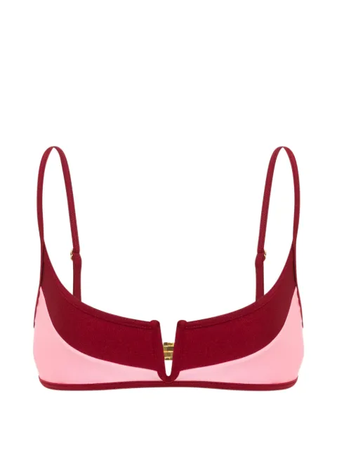 Moschino logo-print bikini