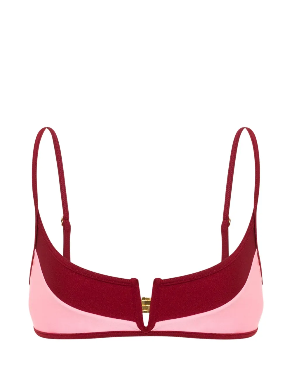 Moschino Bikini met logoprint Rood