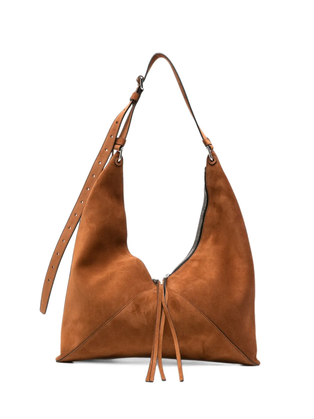 Moschino suede panelled shoulder bag