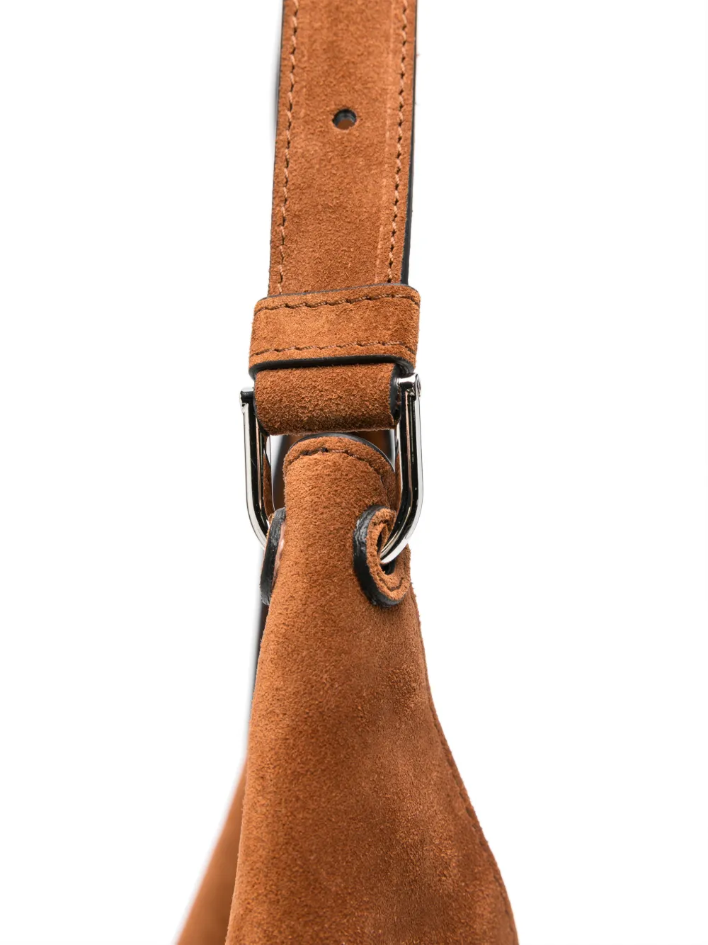 Moschino suede panelled shoulder bag Bruin