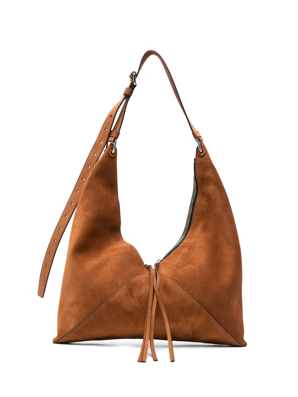 Moschino suede panelled shoulder bag