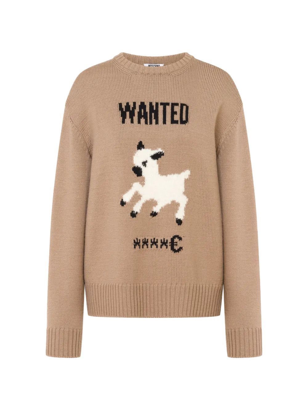 Moschino intarsia-knit wool sweater