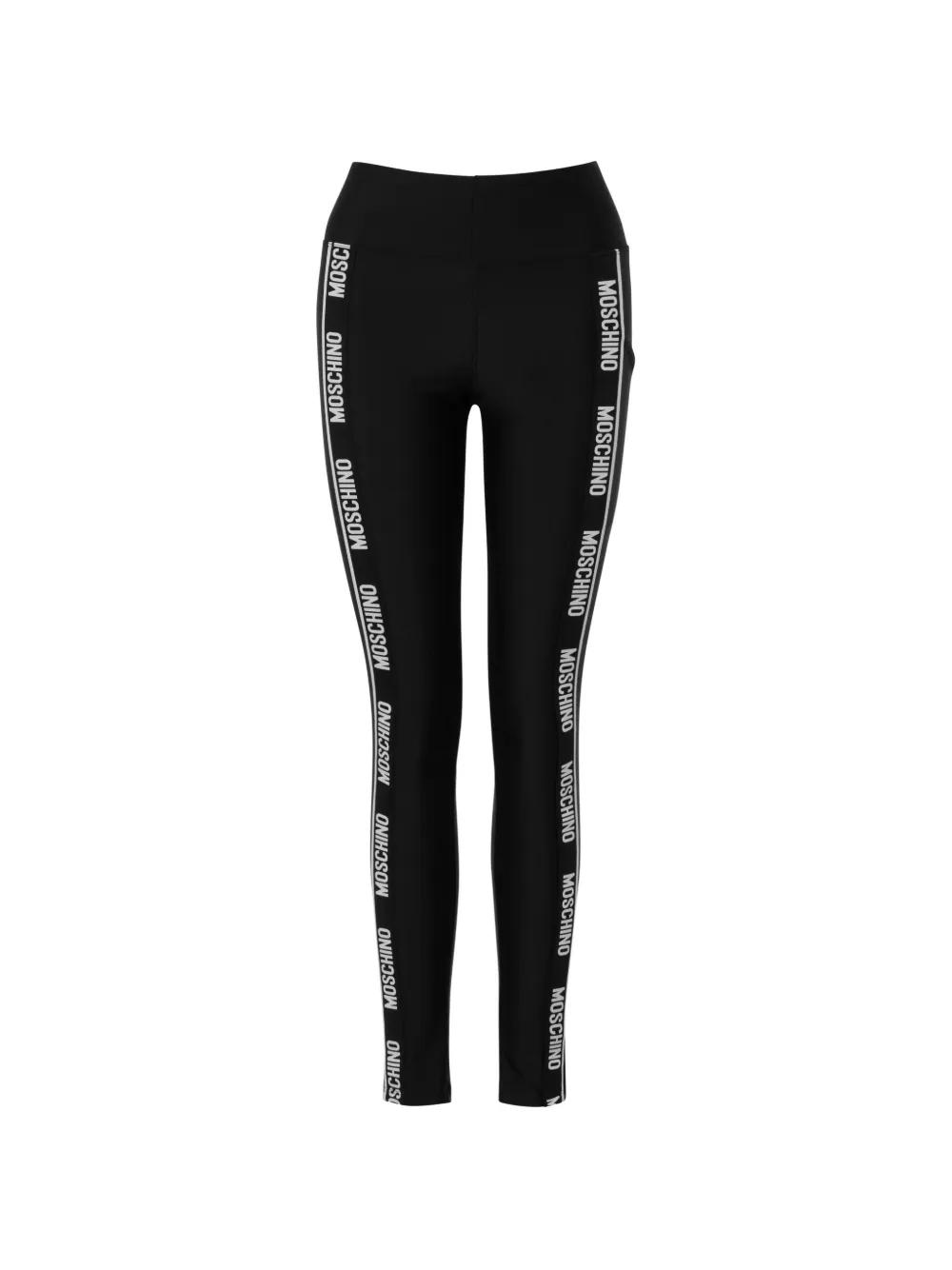 Moschino Legging met logoband Zwart