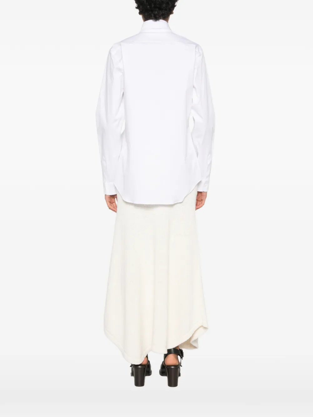 Moschino Blouse met ruches Wit