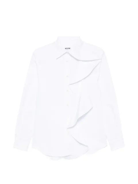 Moschino camisa con detalle de volantes