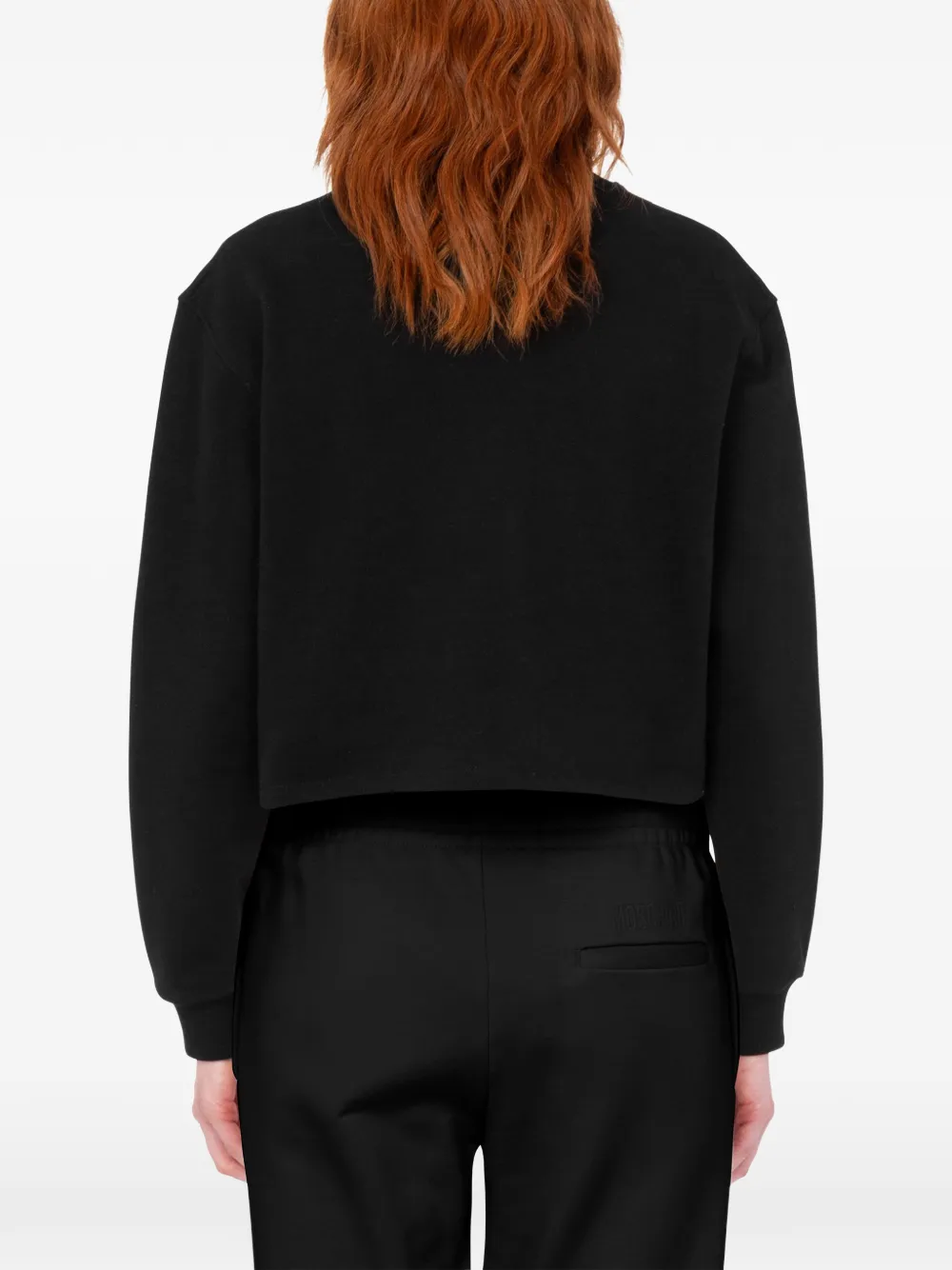 Moschino Sweater met logoprint Zwart