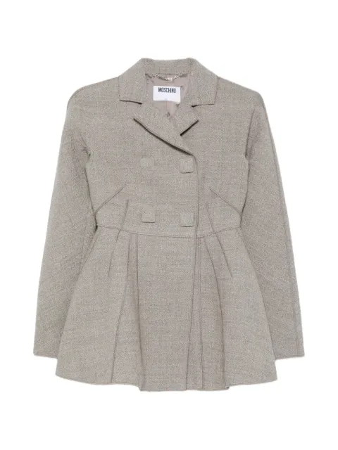 Moschino double-breasted peplum jacket