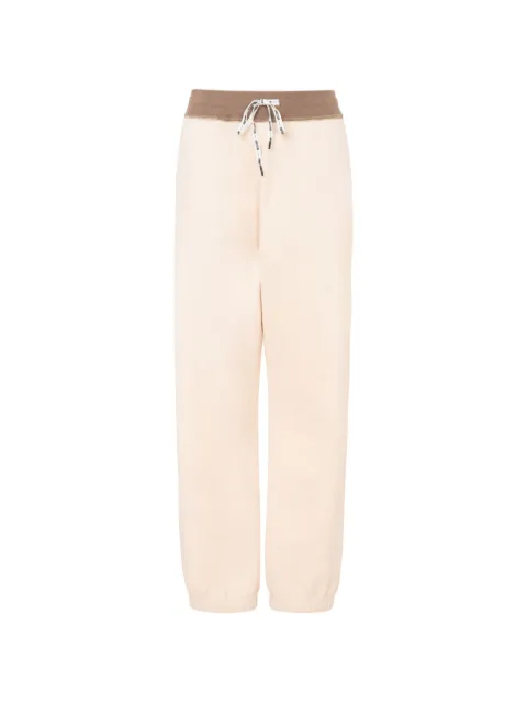 Moschino drawstring-waist logo-patch track pants