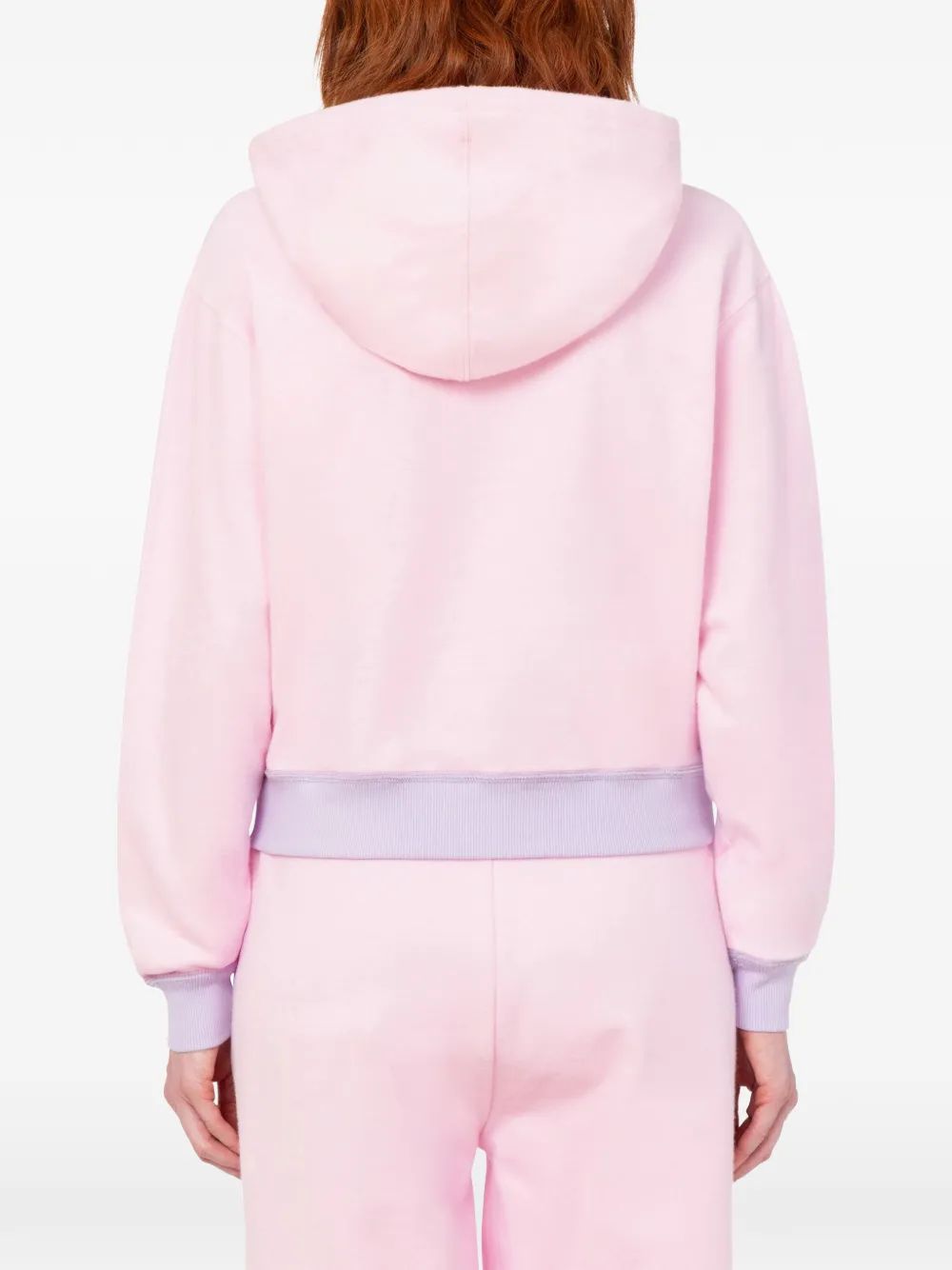 Moschino Hoodie met logopatch Roze