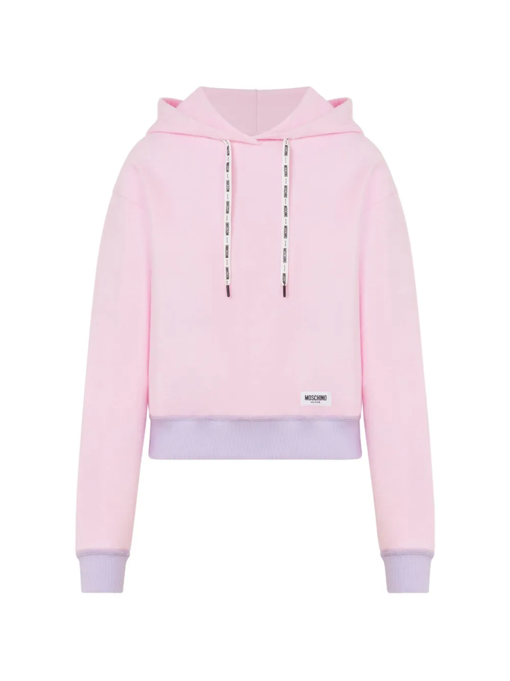 Moschino Hoodie met logopatch Roze