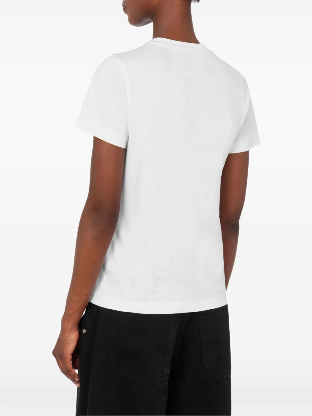 Moschino T-shirt met grafische print Wit