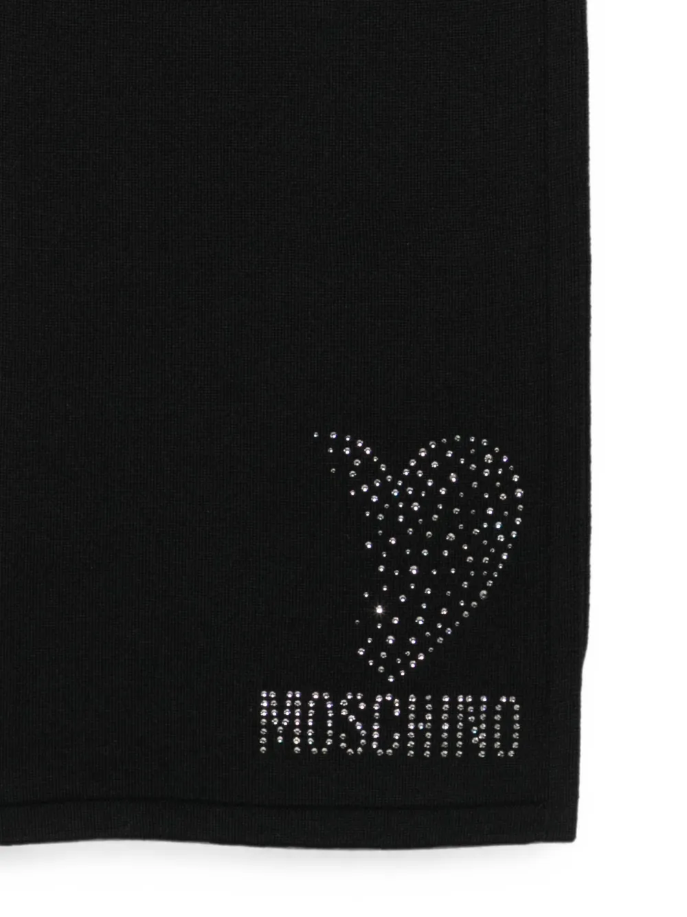 Moschino Sjaal verfraaid met kristallen Zwart