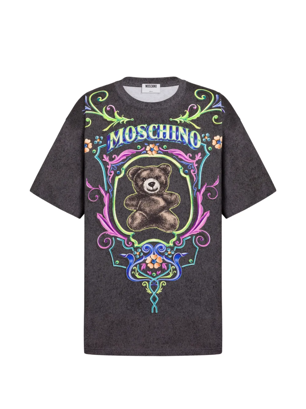 Moschino T-shirt met grafische print Grijs