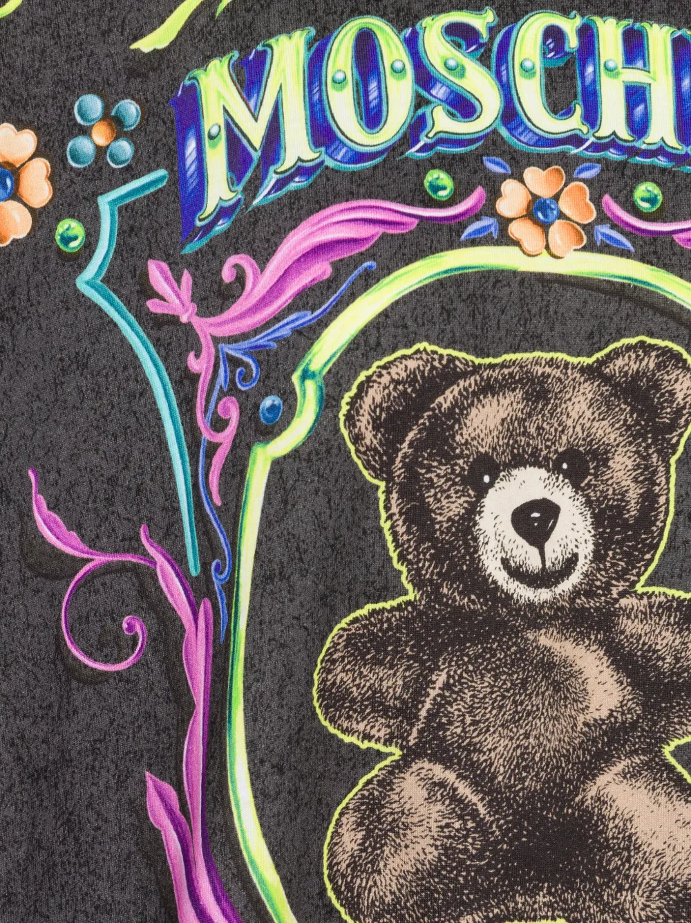 Moschino T-shirt met grafische print Grijs