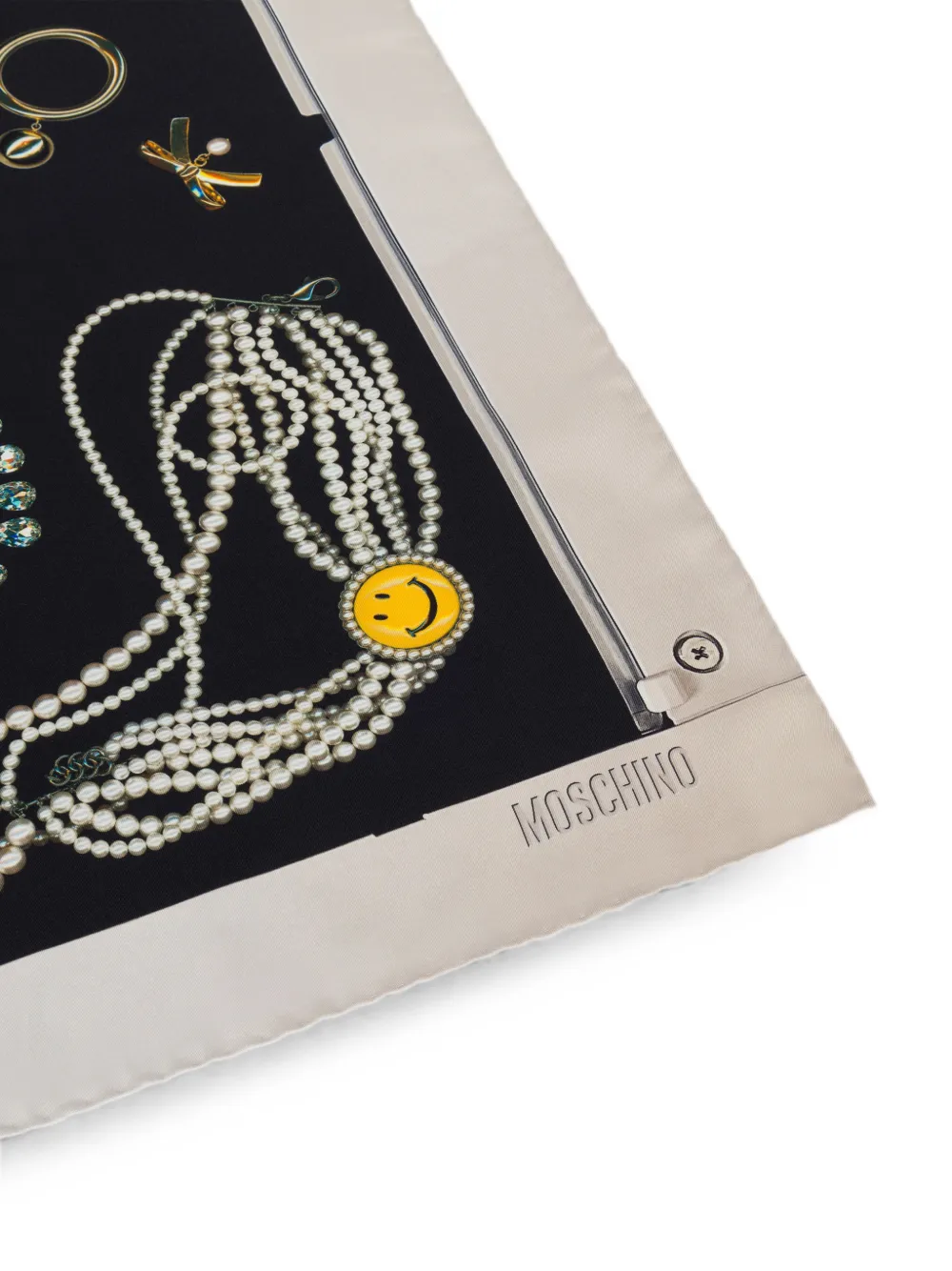 Moschino Sjaal met print Zwart