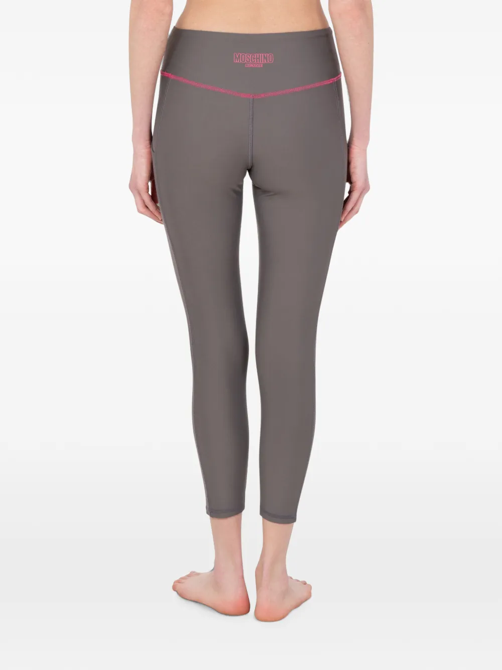 Moschino Legging met contrasterend stiksel Grijs