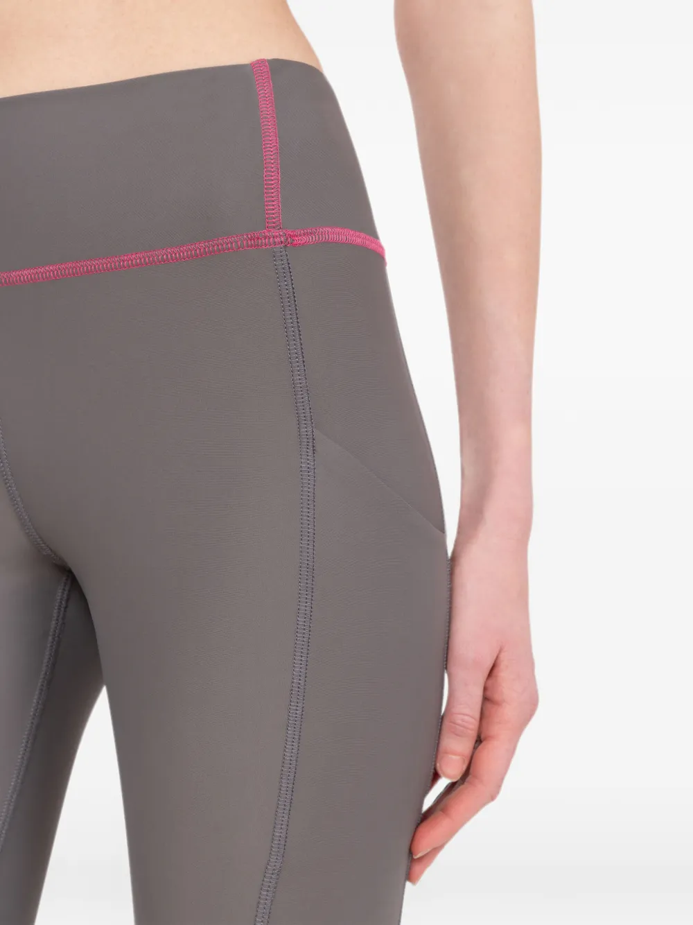 Moschino Legging met contrasterend stiksel Grijs