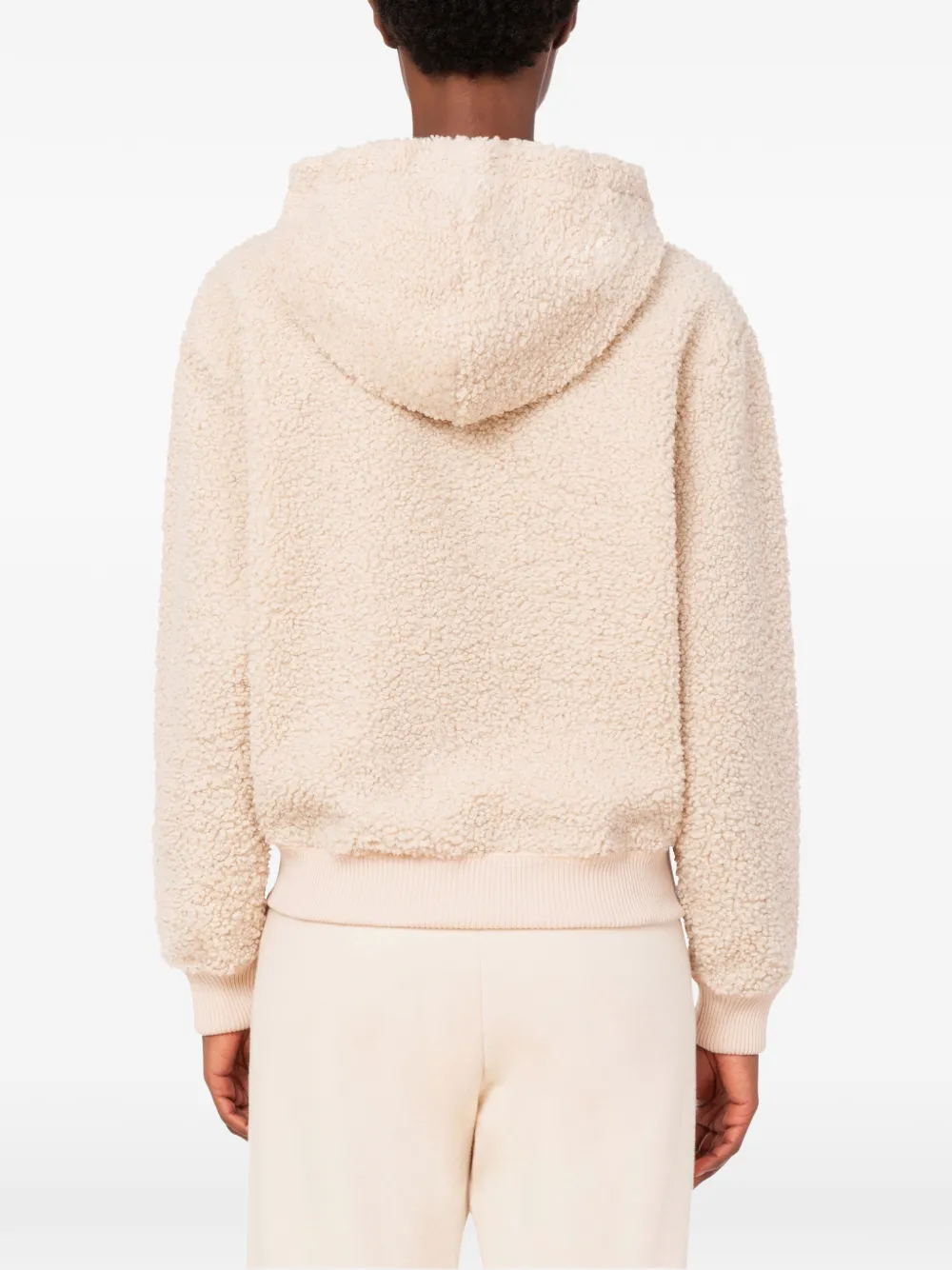 Moschino Sherpa fleece sweater Beige