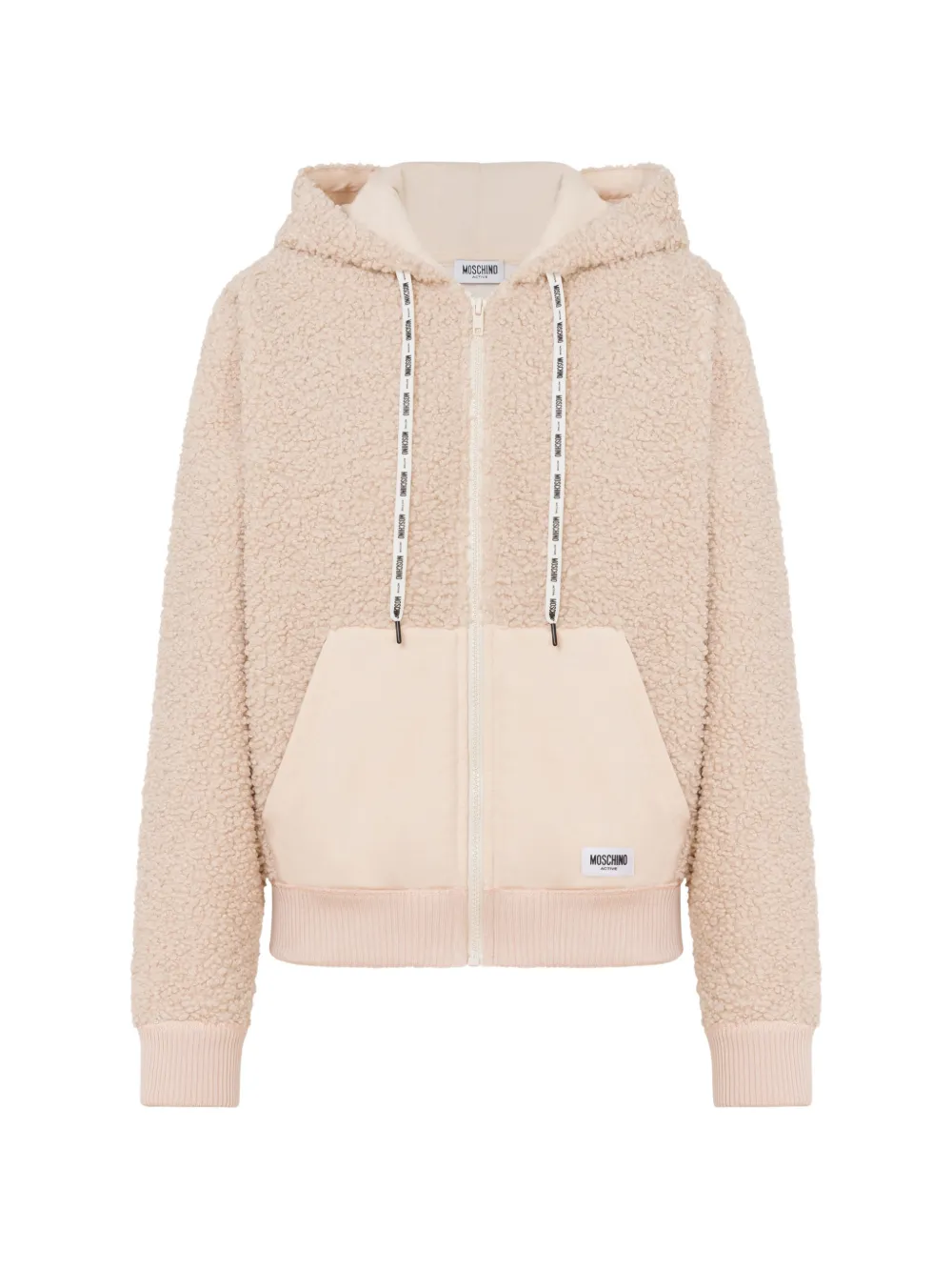 Moschino Sherpa fleece sweatshirt - Neutrals