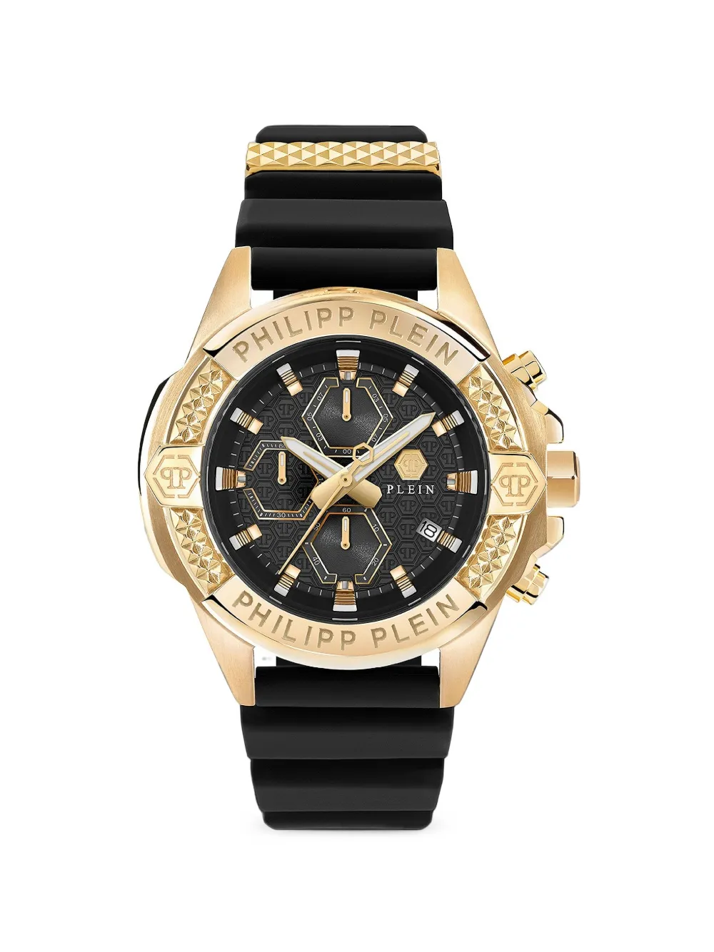 Philipp Plein The $kull Chrono 44mm watch - Black