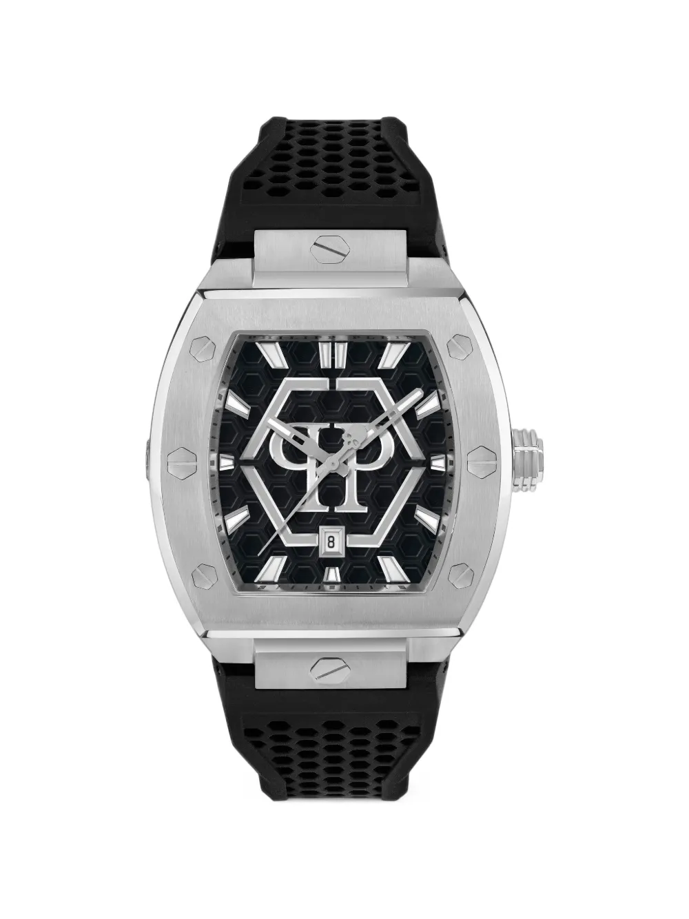 Philipp Plein The Hexagon Phantom tonneau-case 44mm watch - Nero