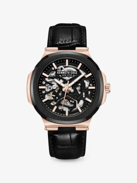 KENNETH COLE skeleton 45mm watch