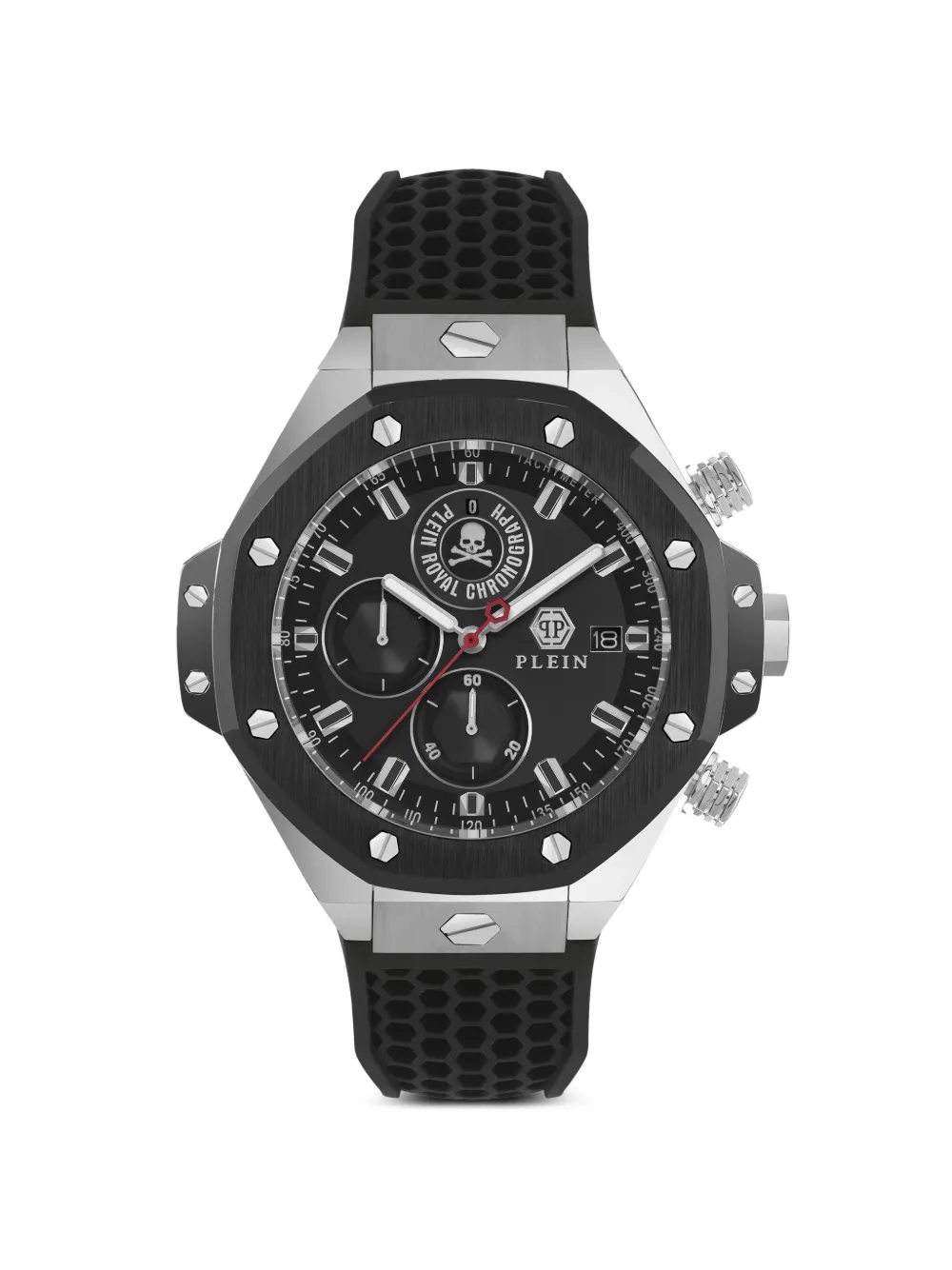 Philipp Plein Chrono Royal 46mm watch - Nero