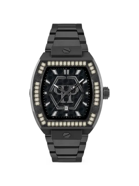 Philipp Plein ビジューベゼル トノー44mm 腕時計