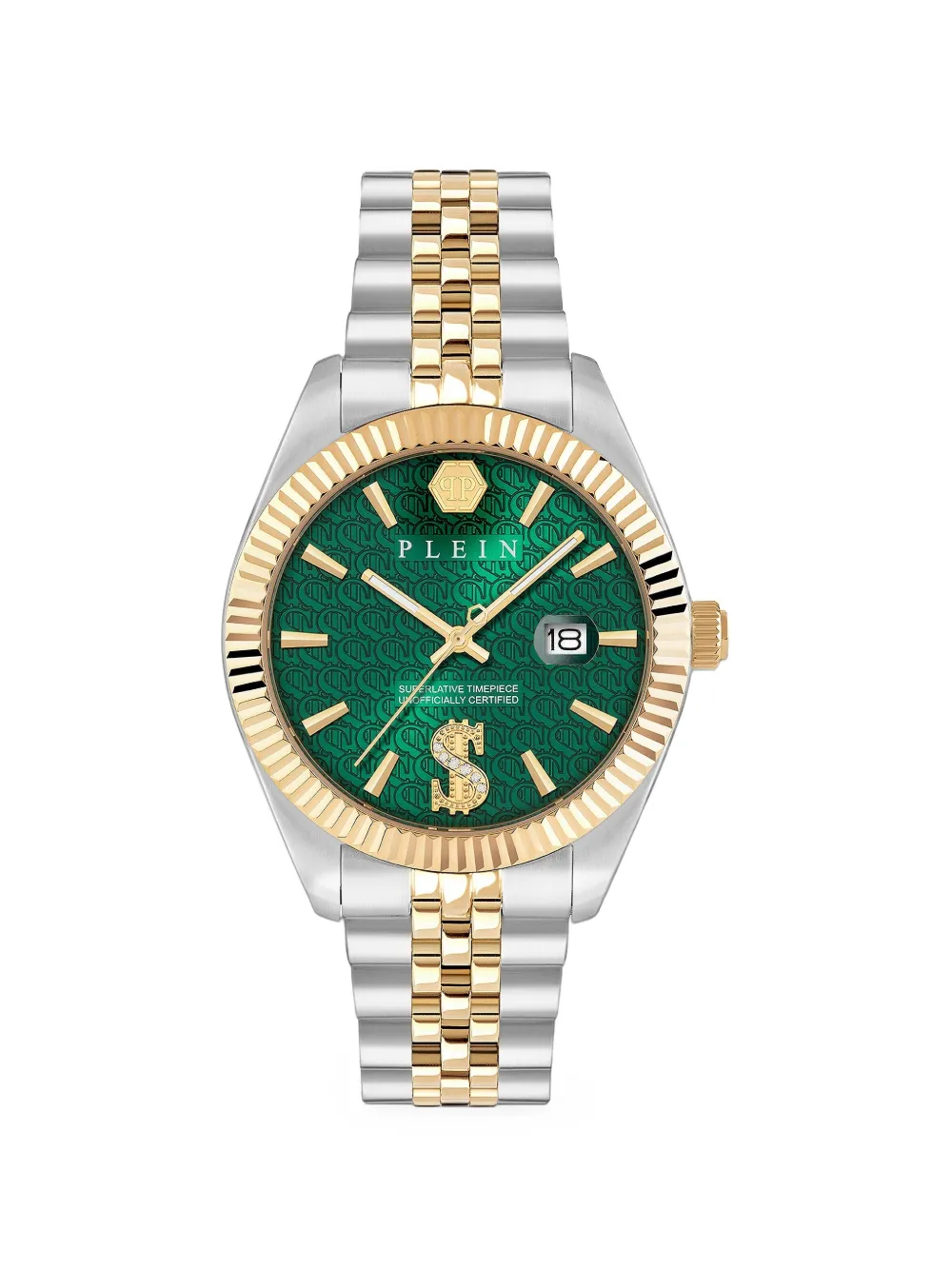 Philipp Plein Date Superlative 41mm watch - Verde