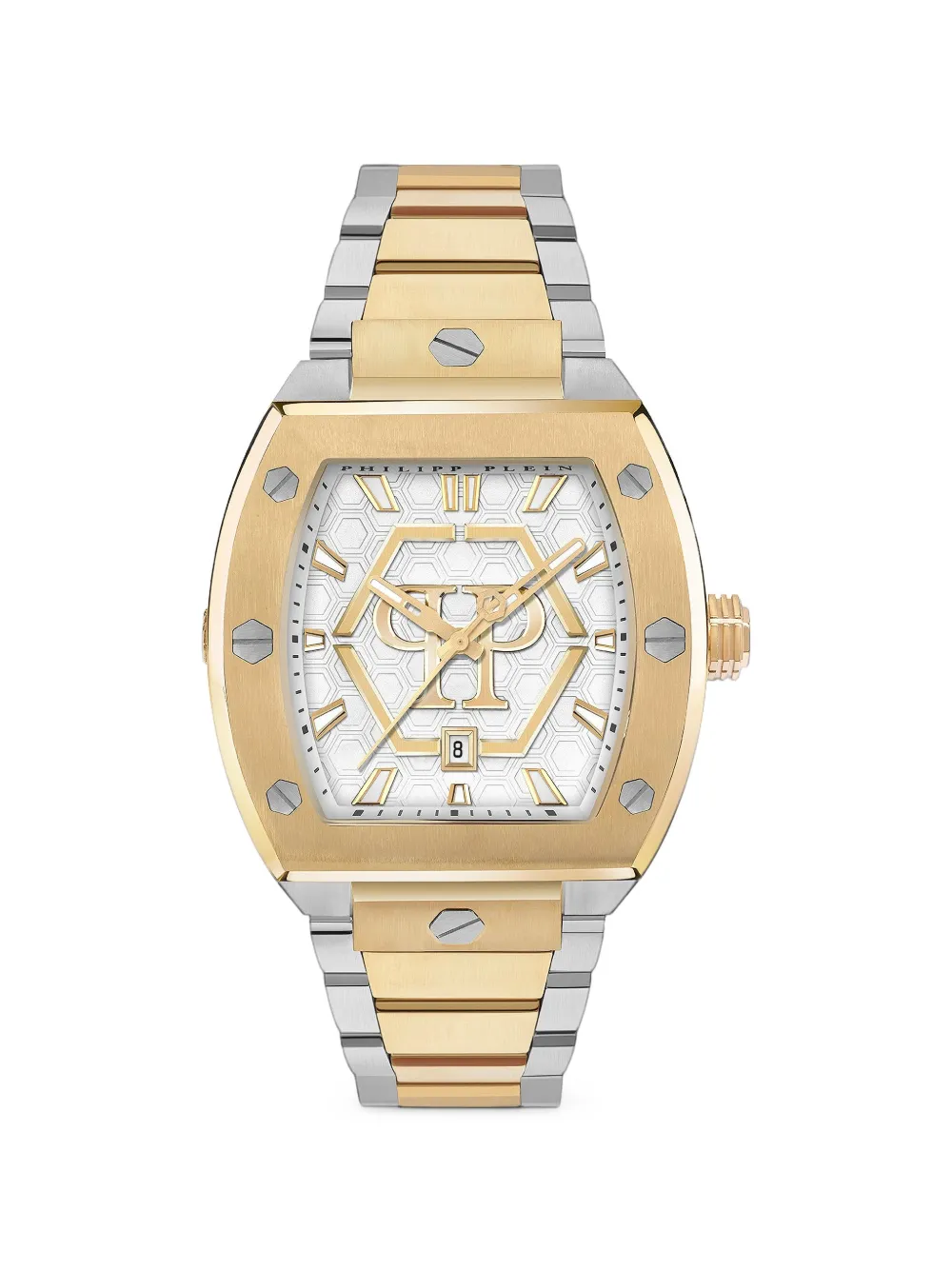 Philipp Plein The Hexagon Phantom 44mm watch - Bianco