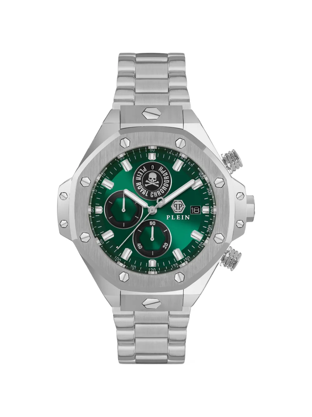 Philipp Plein Chrono Royal 46mm watch - Verde