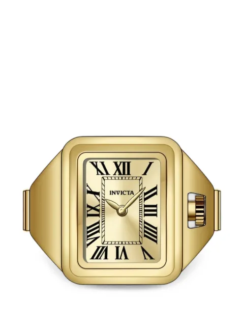 Invicta mini ring square-face 18mm watch
