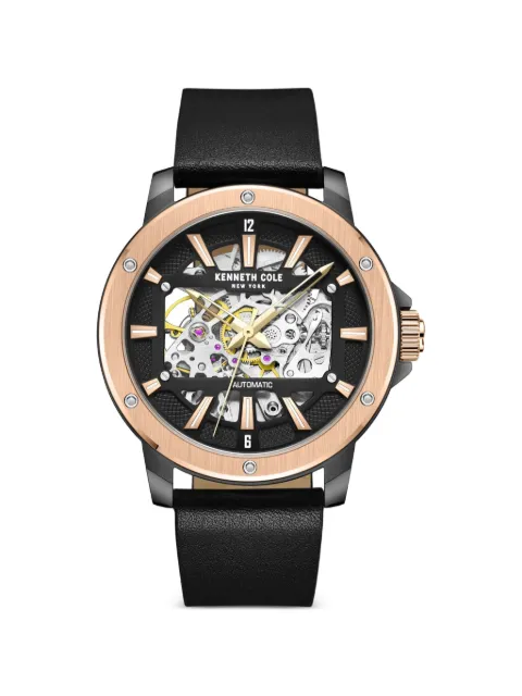 KENNETH COLE skeleton-dial 44mm watch