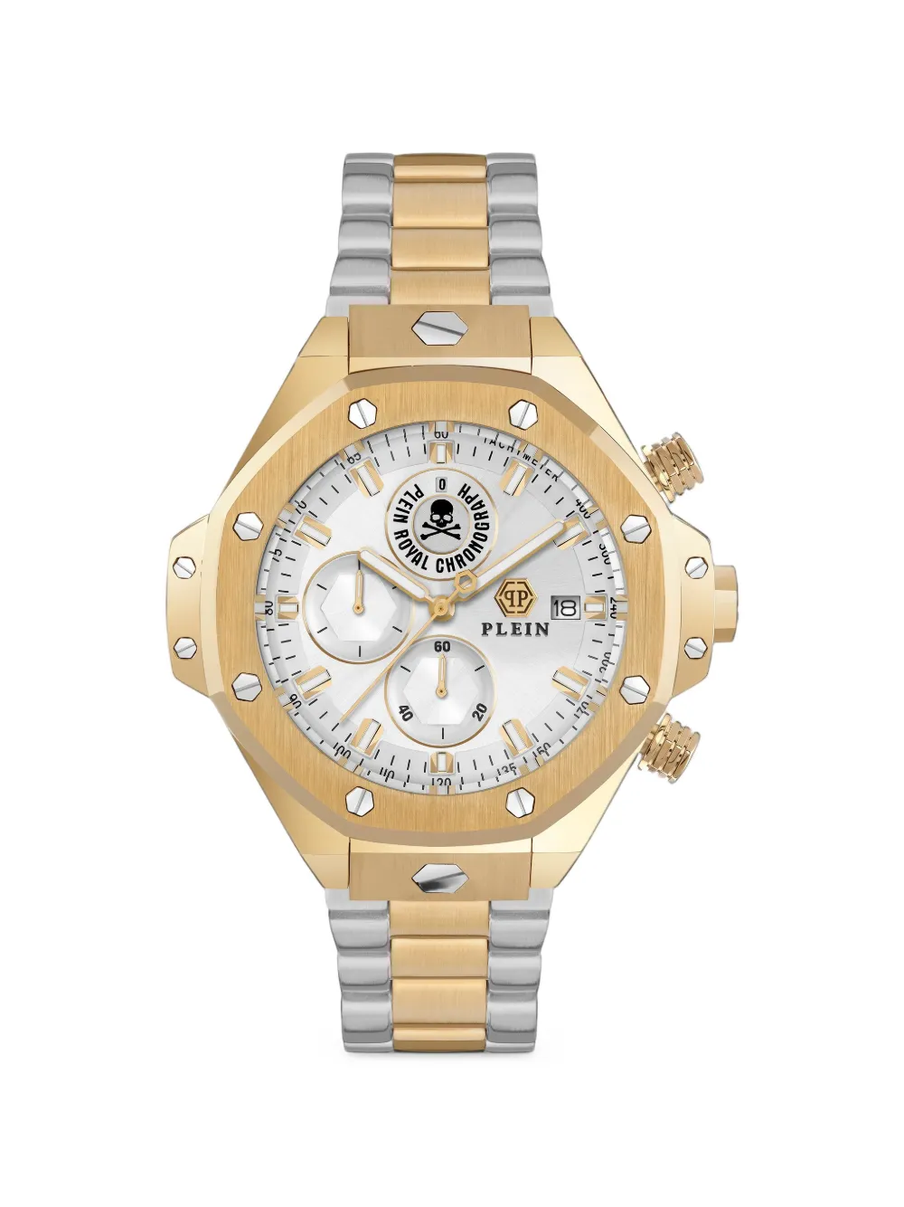 Philipp Plein Plein Royal 46mm watch - Bianco